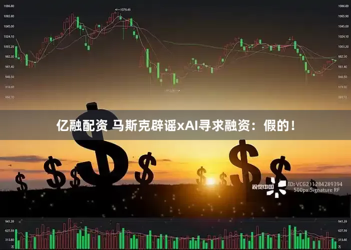 亿融配资 马斯克辟谣xAI寻求融资：假的！