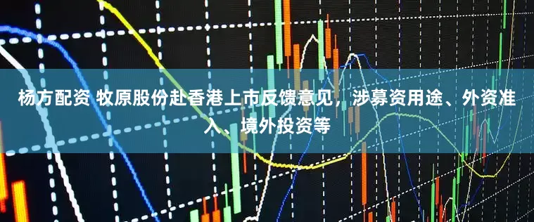 杨方配资 牧原股份赴香港上市反馈意见，涉募资用途、外资准入、境外投资等