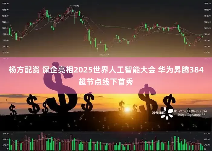 杨方配资 深企亮相2025世界人工智能大会 华为昇腾384超节点线下首秀